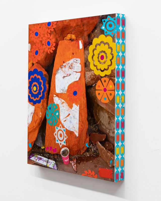 Image of artwork titled "Untitled (Orange Rock)" by Nick Sethi