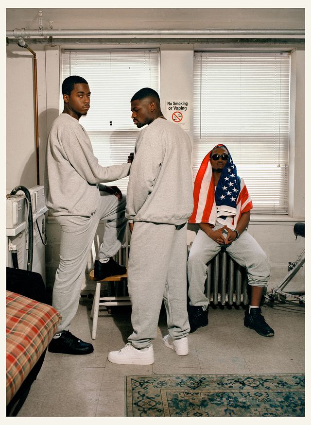 Image of artwork titled "3 African American Men" by Oji Haynes