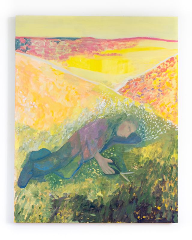 Image of artwork titled "Thinking of someone" by Samuelle Grande