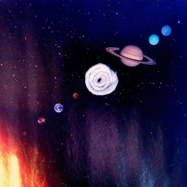 Nina Katchadourian, Solar System,“ 2012, C-print, 24 x 19 inches