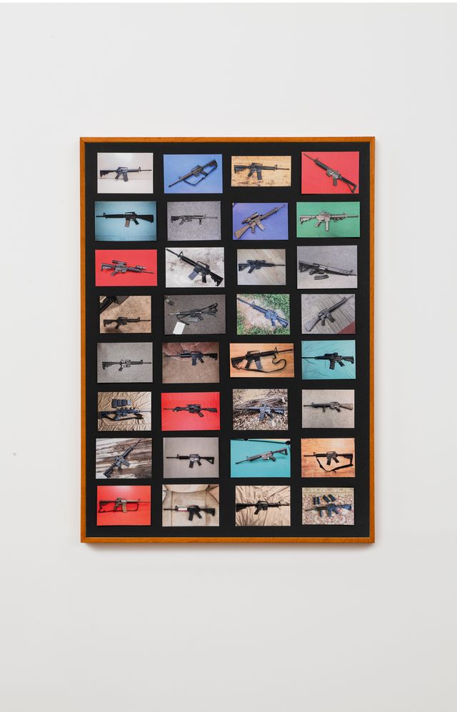 Image of artwork titled "Guns (Bushmaster XM-15)" by Luke  Stettner