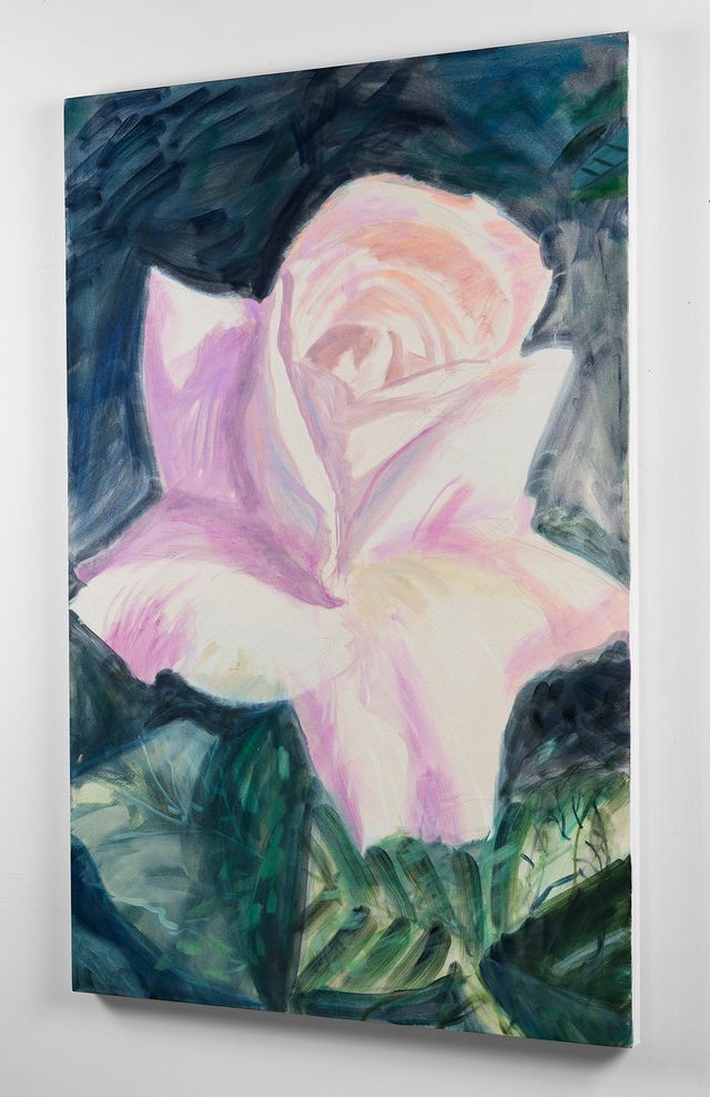 Image of artwork titled "Untitled Notebook Painting (Rose)" by Mari Eastman