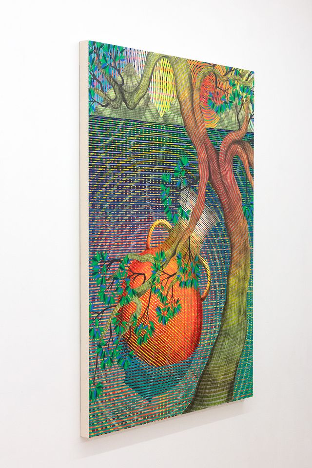 Image of artwork titled "Vessel Tree" by Andrew Schoultz