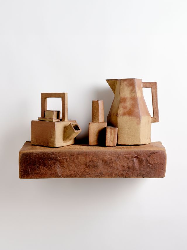 Image of artwork titled "Selection of Small Objects on Floating Shelf" by Isabel Rower