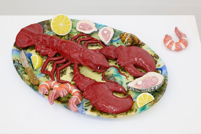 Image of artwork titled "Seafood Platter" by Roxanne Jackson