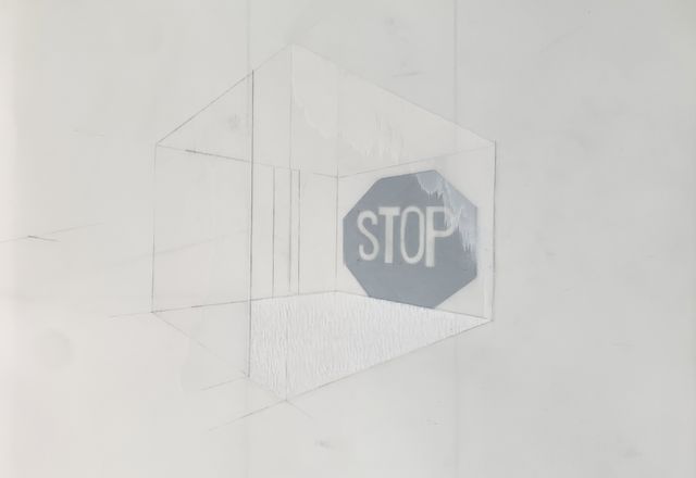Image of artwork titled "STOP" by Daniela Rivera