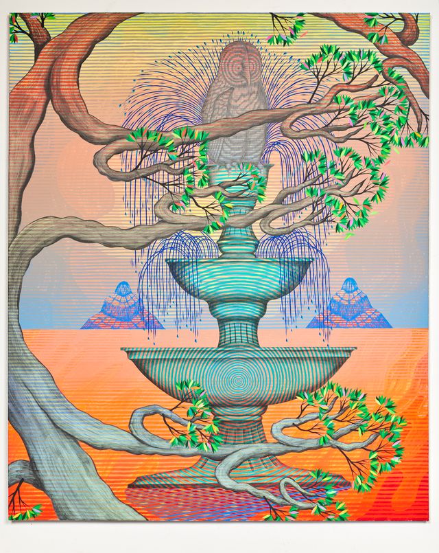 Image of artwork titled "Fountain" by Andrew Schoultz