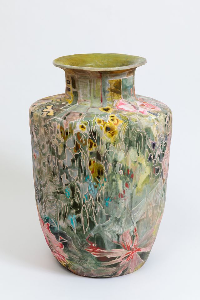 Image of artwork titled "spring appearing pot" by Meris Drew
