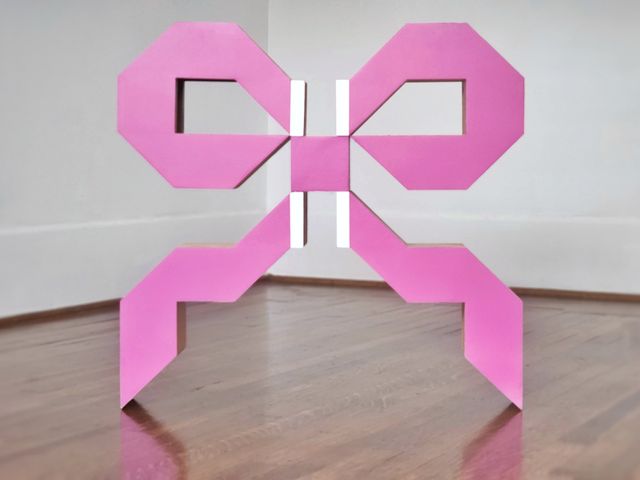Image of artwork titled "Pink Bow 1" by Lisa Lapinski