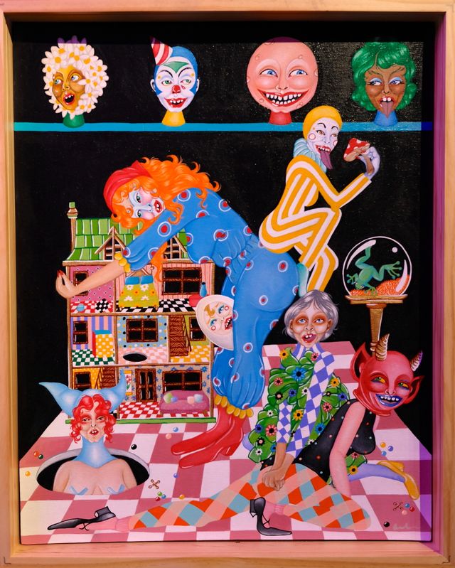 Image of artwork titled "Dollhouse" by Jennifer Calandra