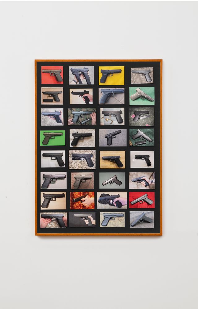 Image of artwork titled "Guns (Glock 41)" by Luke Stettner