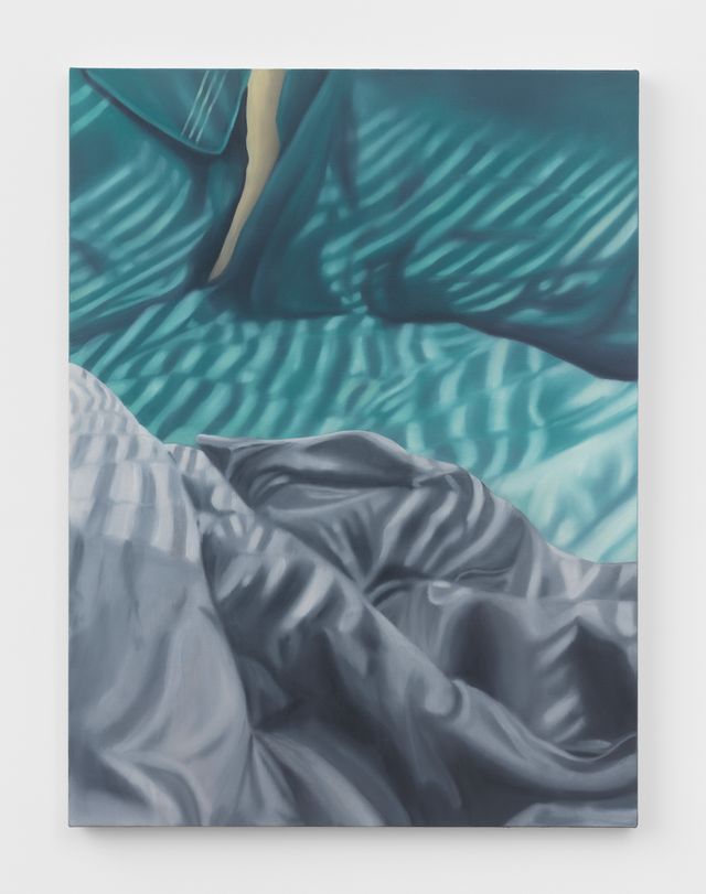 Image of artwork titled "Green Sheets" by Cait Porter