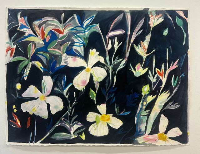 Image of artwork titled "Matilijas" by Olivia Gibian
