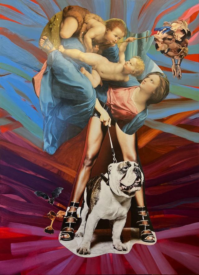 Image of artwork titled "Your Foot on My Hand Always Raphael II" by Rasa Jansone