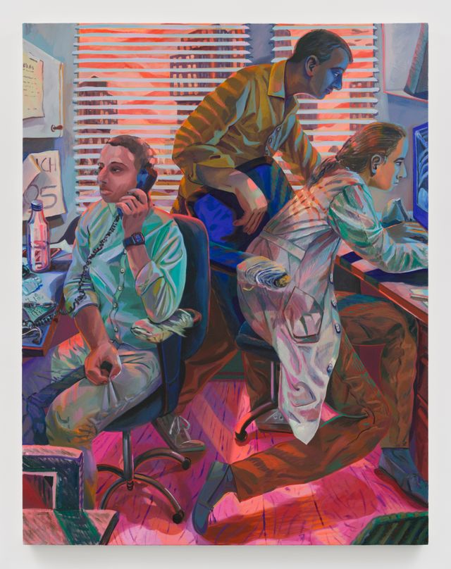 Image of artwork titled "Workroom at Dusk" by Sharon Madanes