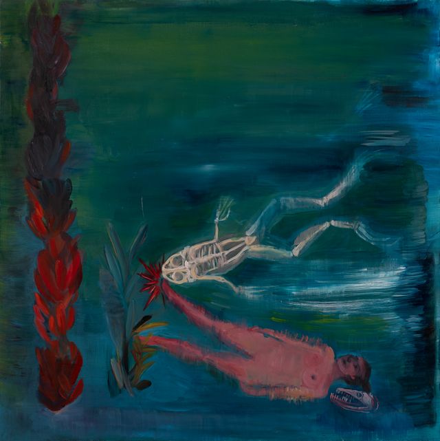 Image of artwork titled "ichtys and homo sapiens" by Luka Wozniczko