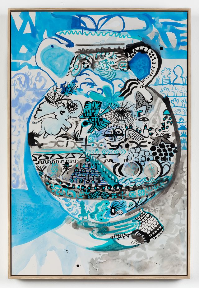 Image of artwork titled "Blue jar" by Mike Paré