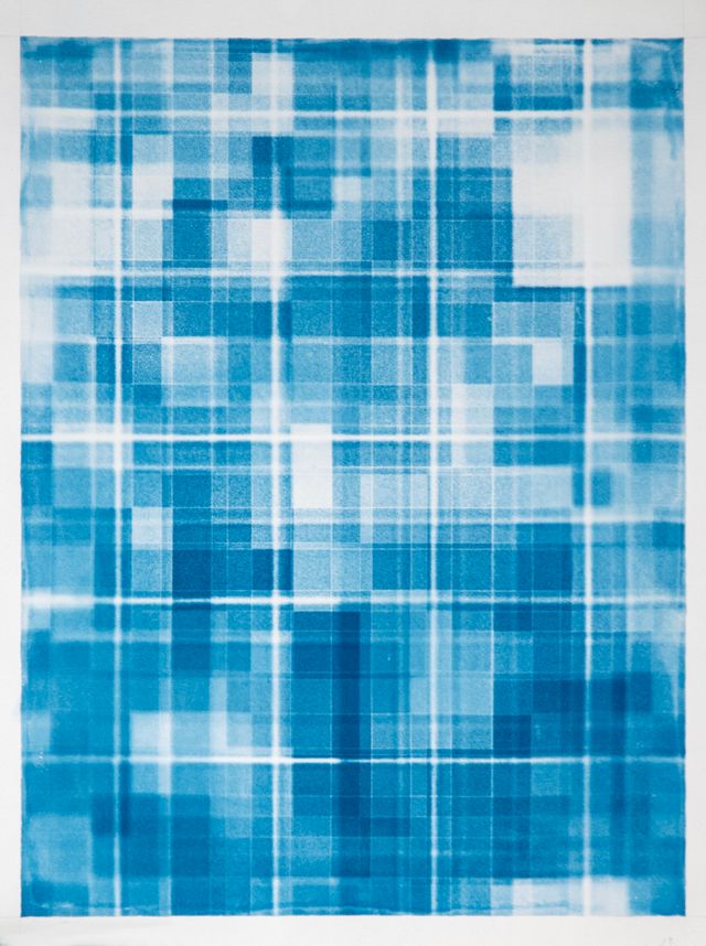 Image of artwork titled "Blue print" by Saori Miyake