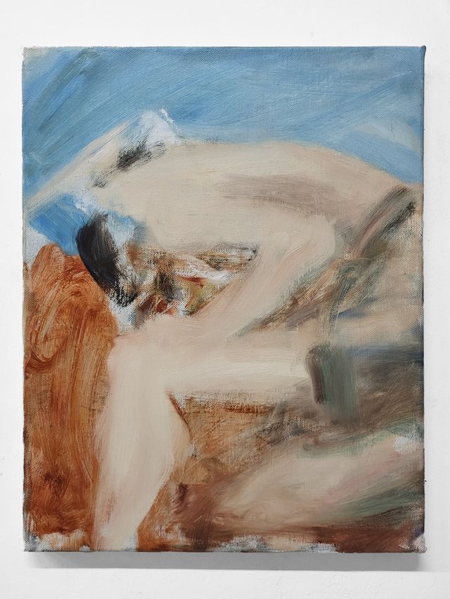 Image of artwork titled "Crouching Figure" by Szabolcs Veres