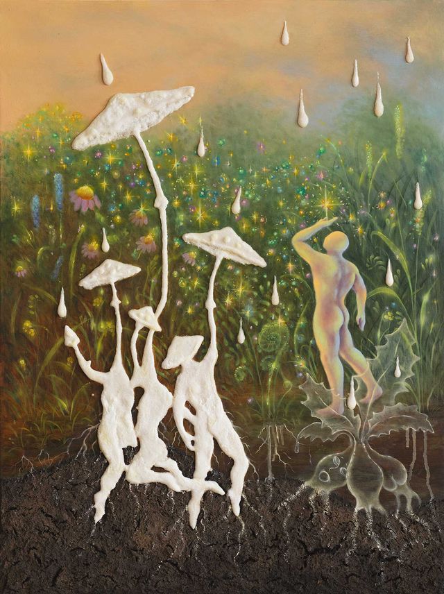 Image of artwork titled "The Mushroom Dance" by Marcin Janusz