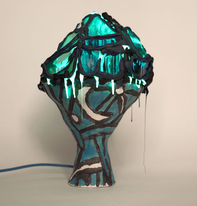 Image of artwork titled "Blue Lamp" by Chris  Lux