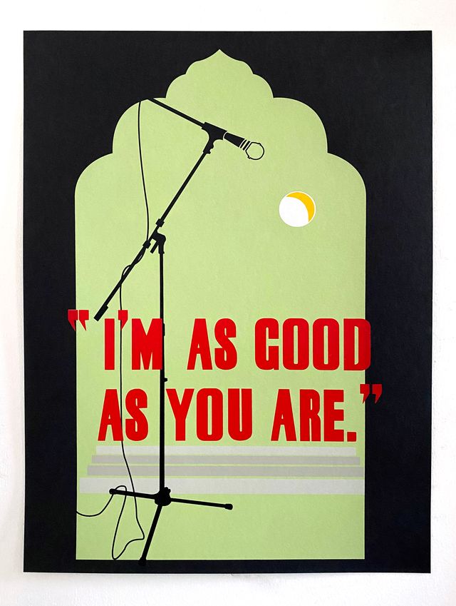 Image of artwork titled ""I'm As Good As You Are"" by Baseera Khan