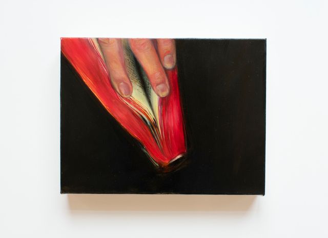 Image of artwork titled "Red Letter #7" by Jen Mazza