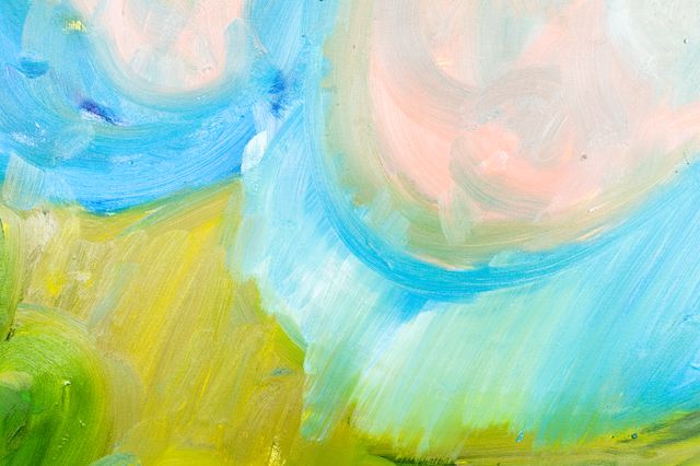 Image of artwork titled "Three pink clouds" by Joseph  Aina