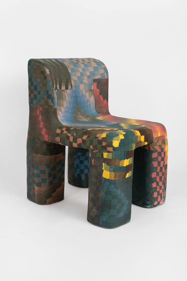 Image of artwork titled "Marbled Sidetable" by Isabel Rower