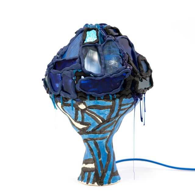 Image of artwork titled "Blue Lamp" by Chris  Lux