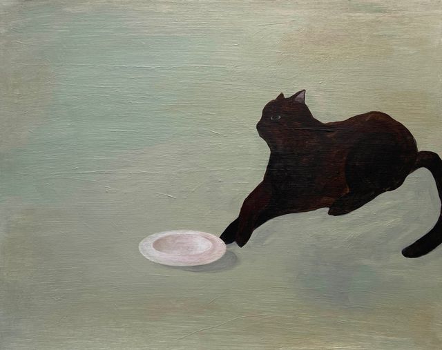 Image of artwork titled "Norman with Dish" by Losel  Yauch
