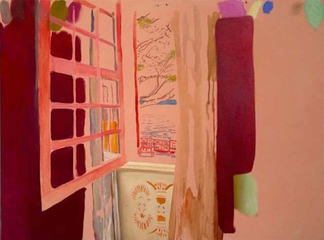 Image of artwork titled "Antibes View" by Holly Osborne