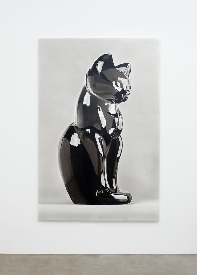 Image of artwork titled "BBC (Big Black Cat)" by Nihura Montiel