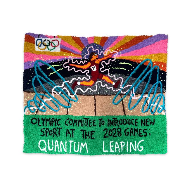 Image of artwork titled "The Quantum Leap" by Megan Dominescu