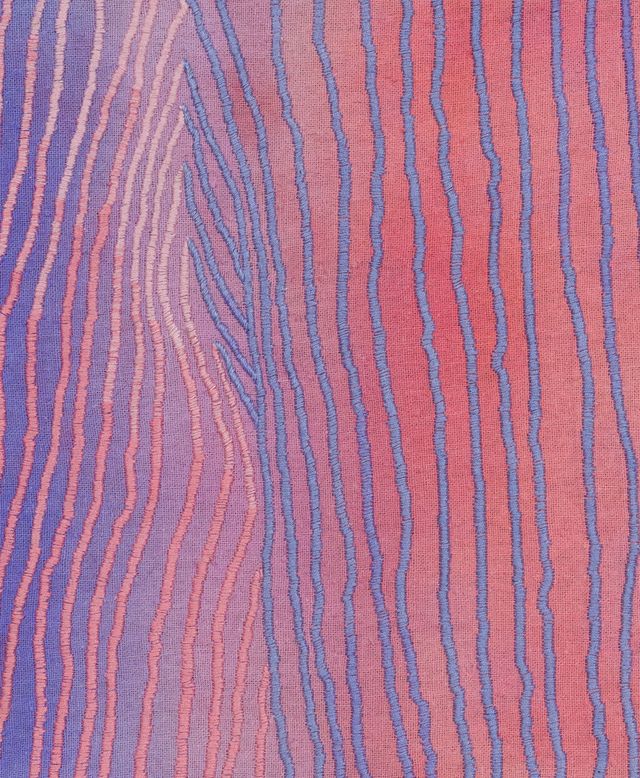 Image of artwork titled "Stripes (Pink/Blue)" by Katarina  Riesing