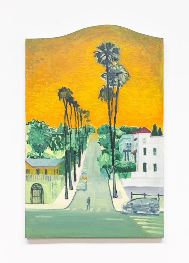 Image of artwork titled "Palm Tree and Hill" by Masamitsu Shigeta