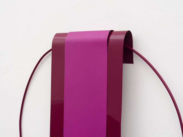 Image of artwork titled "Burgundy fuchsia shield" by Nora Shields