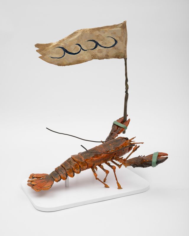 Image of artwork titled "Flag for return" by Jude Griebel
