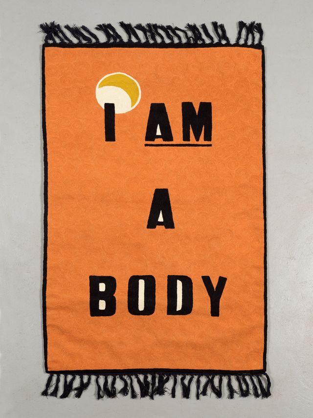 Image of artwork titled "I AM A BODY" by Baseera Khan