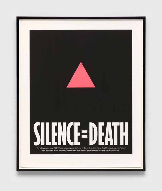 Image of artwork titled "Silence=Death" by Silence = Death Collective