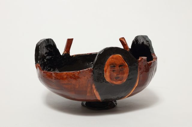 Image of artwork titled "Head fruit bowl" by Monica Kim Garza