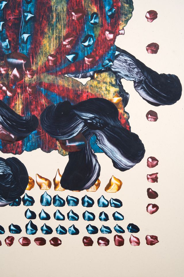 Image of artwork titled " Vaporous Spirit, Robotic Philosopher, Bumble Bee" by Chyrum  Lambert