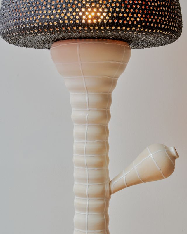 Image of artwork titled "Light sculpture with vessels" by Joël Brodovsky-Adams