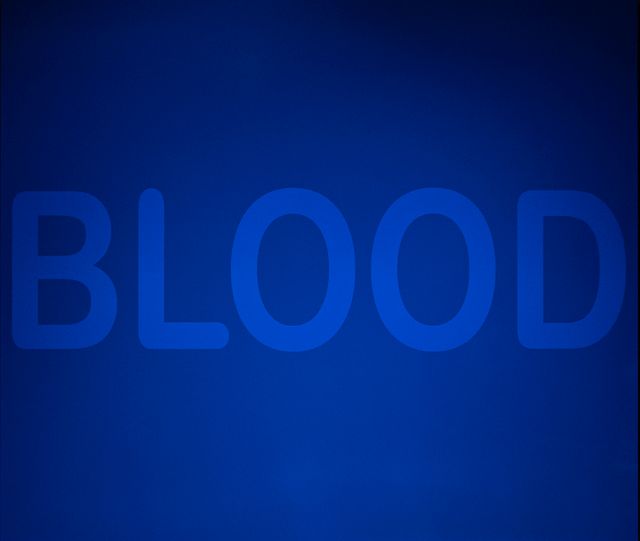 Image of artwork titled "Place Holders series #2 (Blood)" by Elliot Reed