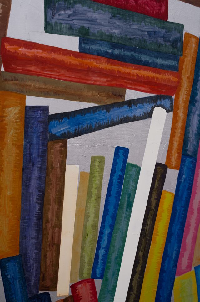 Image of artwork titled "Pile of Books 3" by Audrey Gair