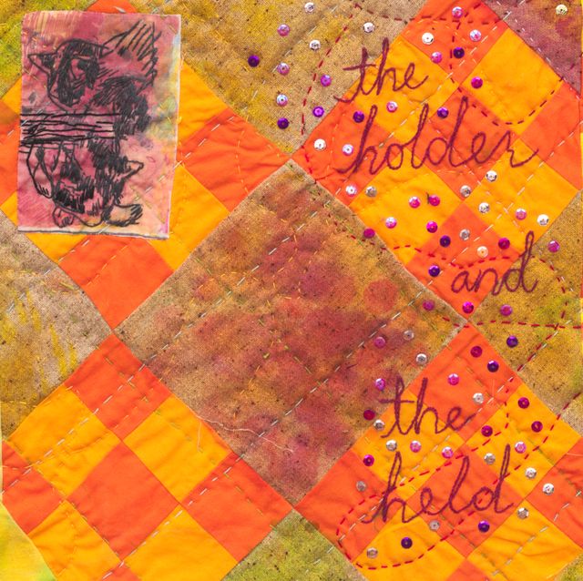 Image of artwork titled "The Holder and the held" by Sonya Derman