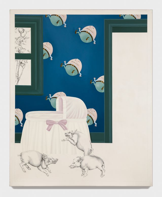 Image of artwork titled "Swine in the Nursery" by Michela Griffo