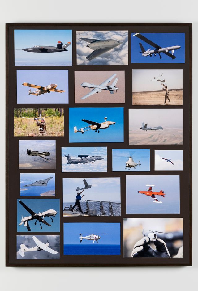 Image of artwork titled "uav's &amp; paper airplanes" by Luke Stettner