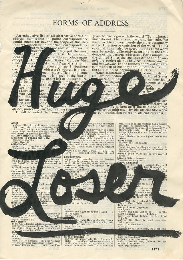 Image of artwork titled "Huge Loser" by Karen Finley