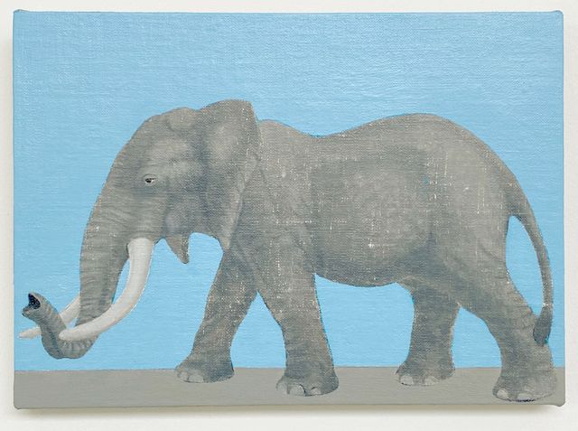 Image of artwork titled "Safari: Elephant" by Maryam Amiryani